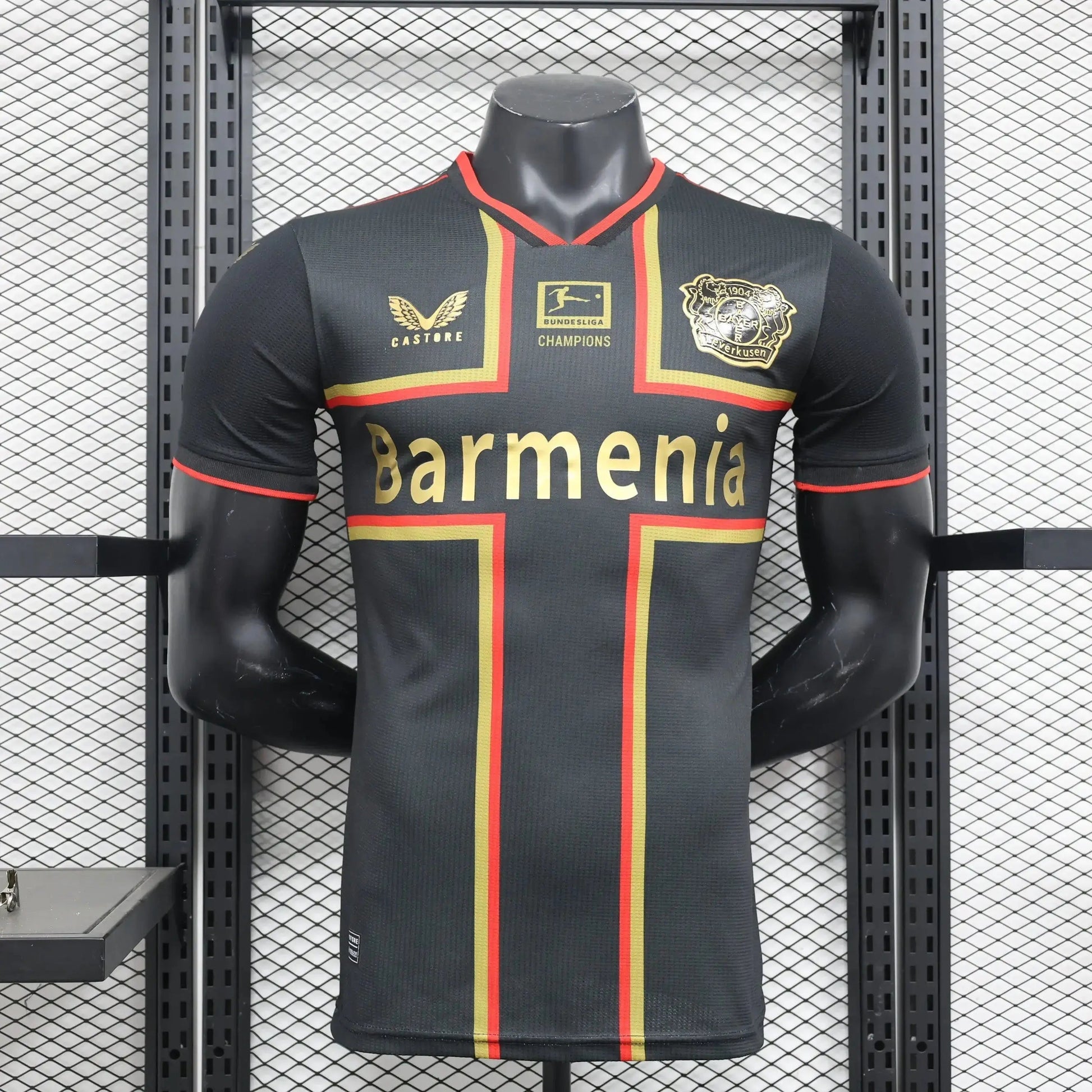 MAILLOT BAYER LEVERKUSEN CONCEPT 2023/2024 Version Player YamaKits Foot