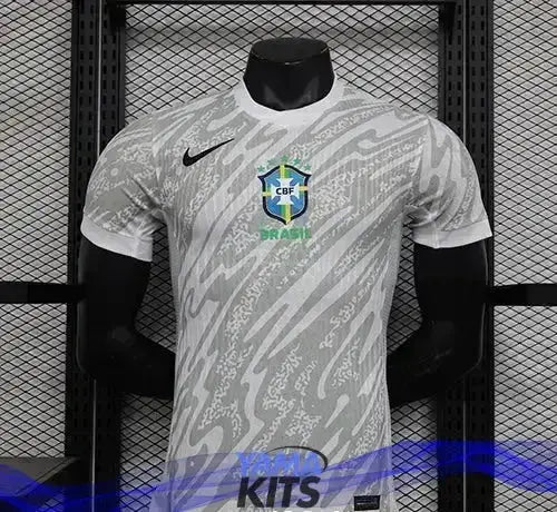 Maillot Brésil Gardien « Gris » 2024/2025 Version Player YamaKits Foot