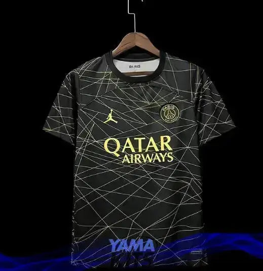 Maillot Paris Third « noir,jaune » 2022-2023 YamaKits Foot